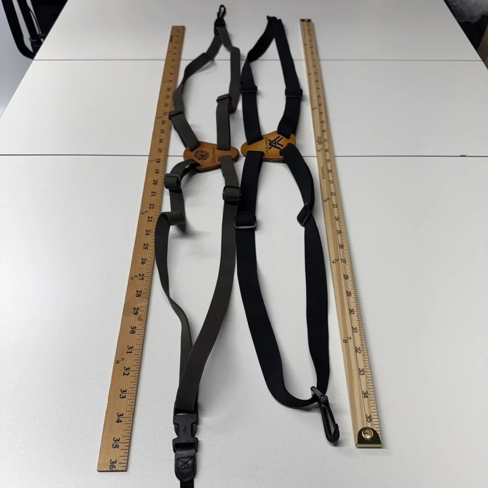 Lot‎ of 2 / Vortex & NRA Leupold Binocular Harness Strap Black VTHARNESS
